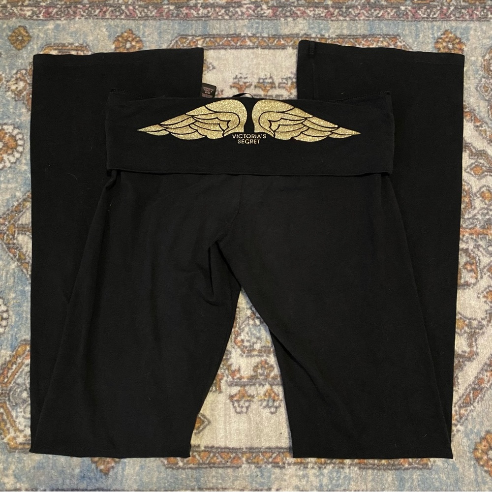 victoria secret y2k foldover leggings yoga